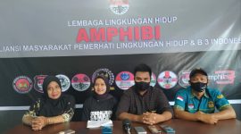 Confrence Pers Lembaga Lingkungan Amphibi Wilayah Sumbar dan DPD Tanah Datar