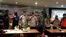 Ketua Umum Amphibi Agusalim Tanjung Bersama Balai Wilayah Sungai Sumatera 2