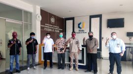 Ketua Umum Amphibi Agusalim Tanjung, Moh. Hendri Ketua Amphibi Bekasi Raya bersama Pusdiklat Pajak