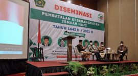 Diseminasi Pembatalan Haji 2021 di Hotel Emersia Batusangkar