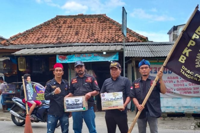 
 Ormas BPPKB PAC Pasar Kemis Galang Dana Korban Bencana Banjir Bandang Banten
