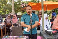 Kakan Kemenag diwakili kasie pontren Joni Roza membuka secara resmi Liga Madrasah se Sumbar.