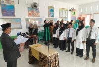  Pelantikan lima anggota Panwaslu Kelurahan/Desa (PKD) se-Kecamatan Sungayang