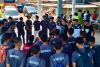 Manager Kinantan FC Padang, Dedy Satria Berikan Arahan Garda Muda Kinantan FC 