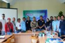Foto bersama Manageman BPJS Dengan Pengurus PWI besrta seumlah awak media di Padangpanjang