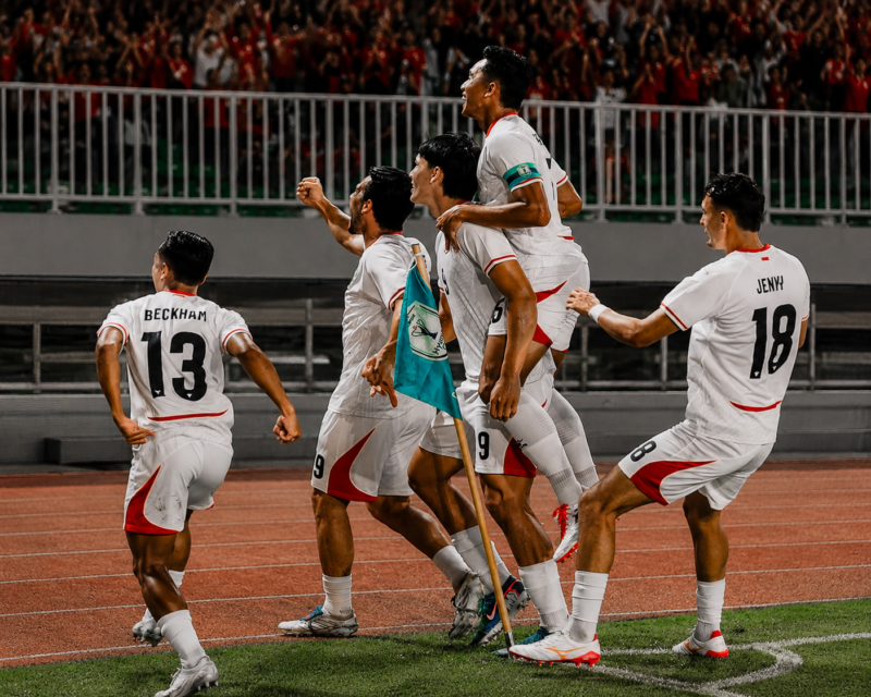 Timnas Indonesia merayakan Gol Atas Timnas Cambodia/ Image: Timnas Indonesia