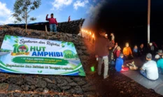 Gelar HUT ke-10 di Tanggul Lapindo, AMPHIBI Jatim Tekankan Kolaborasi Jaga Alam